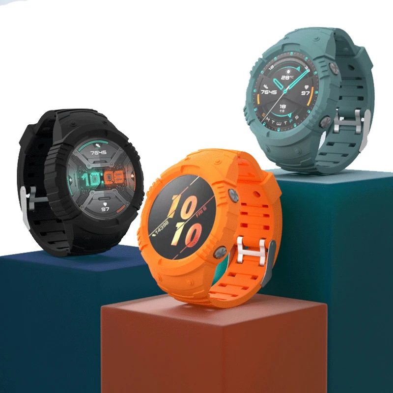 

Ремешок силиконовый для Huawei Watch GT 2E/GT 2 Pro/GT2 46 мм, браслет для Huawei Honor Band 6 / Huawei Watch Fit, аксессуары