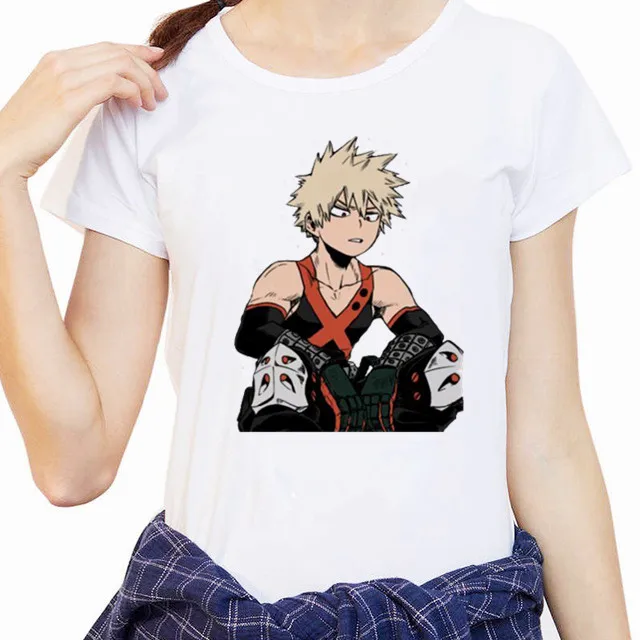 

New Ahegao Harajuku Graphic T Shirt Women Hentai Himiko Toga Tshirt Graphic Top Tee My Hero Academia Anime Senpai Girl T-shirt