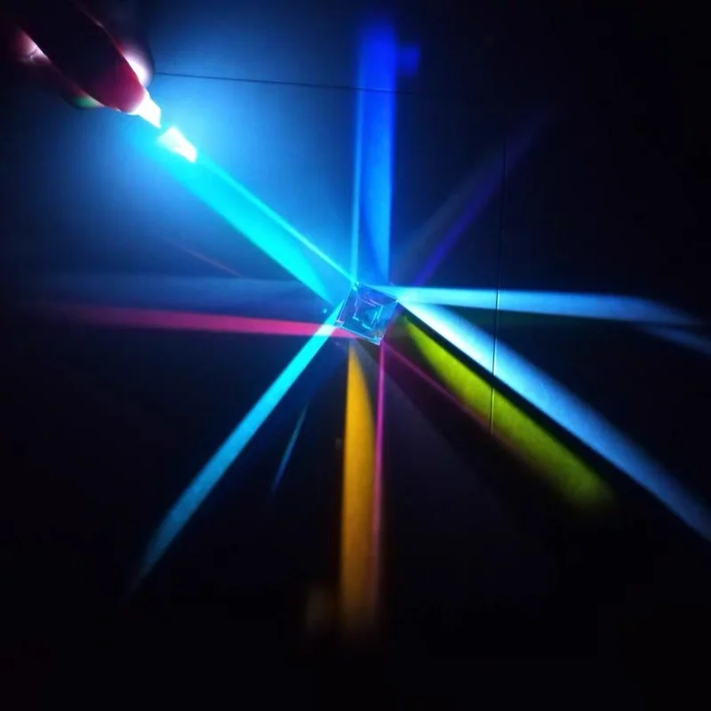 Набор оптики X cube призма пирамида из трех частей для фотосъемки Призма Радуга 20x20
