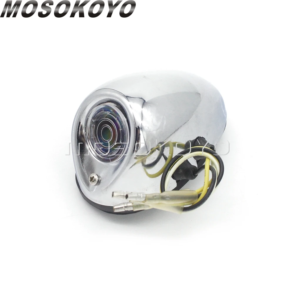 Chrome Sidecar Fender Light Tail Brake For Zundapp BMW M1 M1S M72 R12 R75 R61 R66 R71 K750 DB DS DBK KS750 KS |