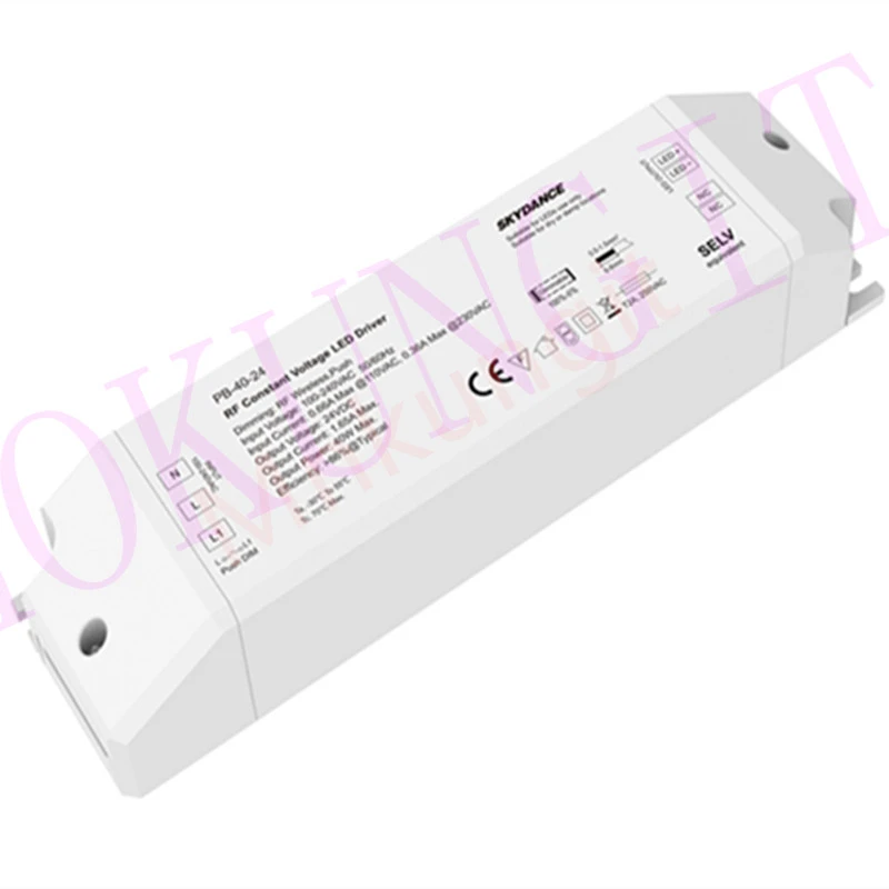 Светодиодный драйвер 40 Вт 24 В Φ светодиодный контроллер трансформатор питания