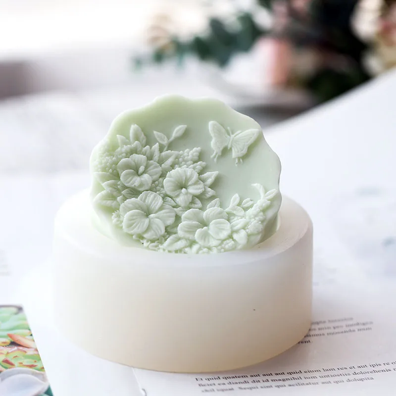 Цветок силиконовые формы для мыла бабочка любовь цветок дизайн мыла|Формы мыла| |