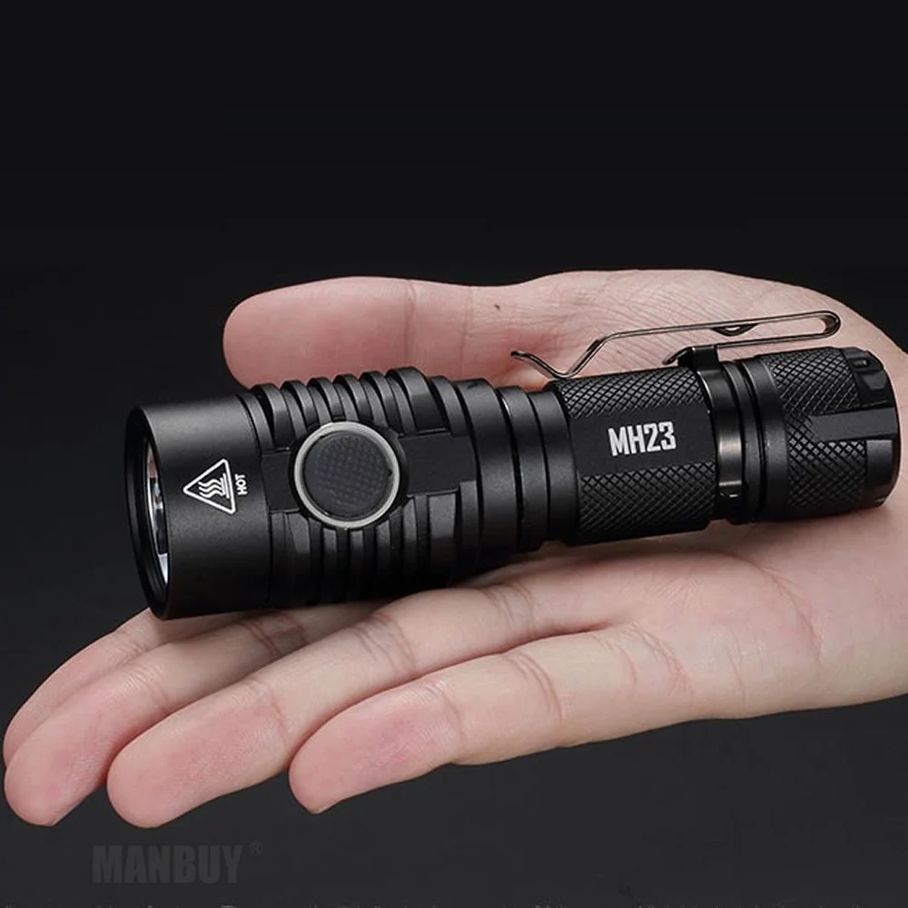 Распродажа 2020 NITECORE MH23 перезаряжаемый фонарик 1800 люмен CREE XHP35 HD светодиодный