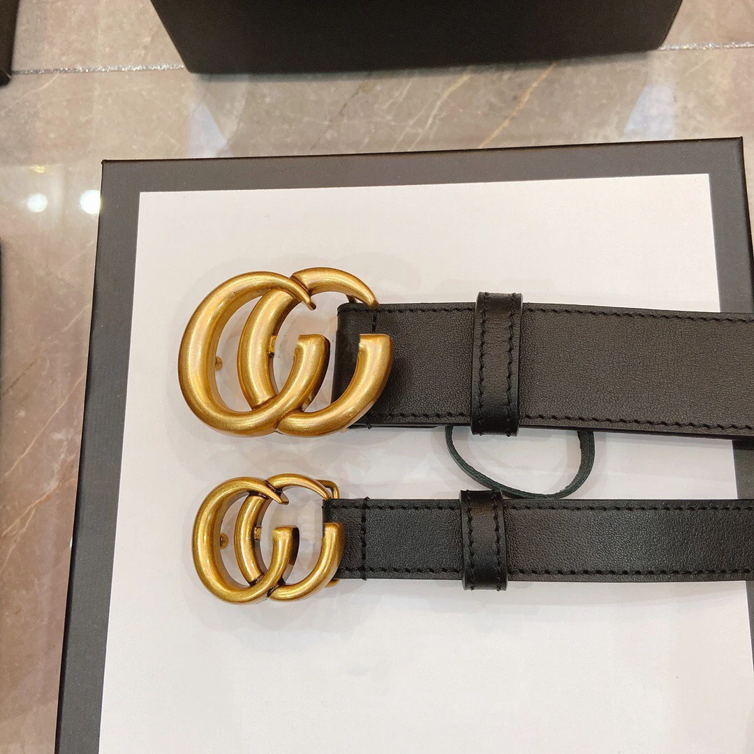 

Fashion Luxury Designer Brands Belt Double G Classic Brass High Quality Buckle Real Genuine Leather Men Women Belts Gifts