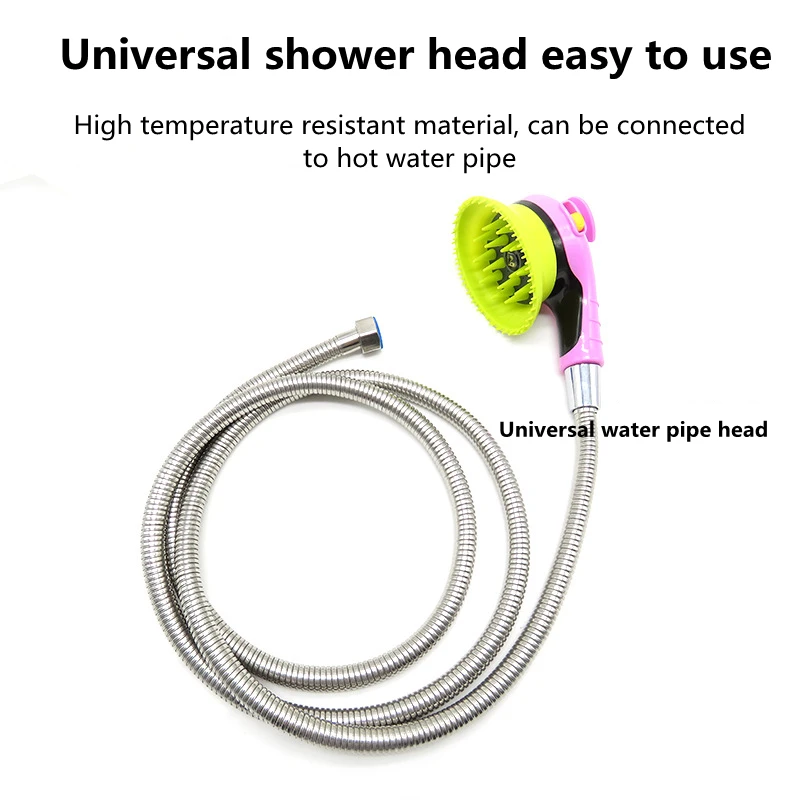 

Pet Shower Head Dog Bath Brush Pet Bathing Machine Dogs and Cats Massage Shower Head Pet Bathing Gloves Bristle