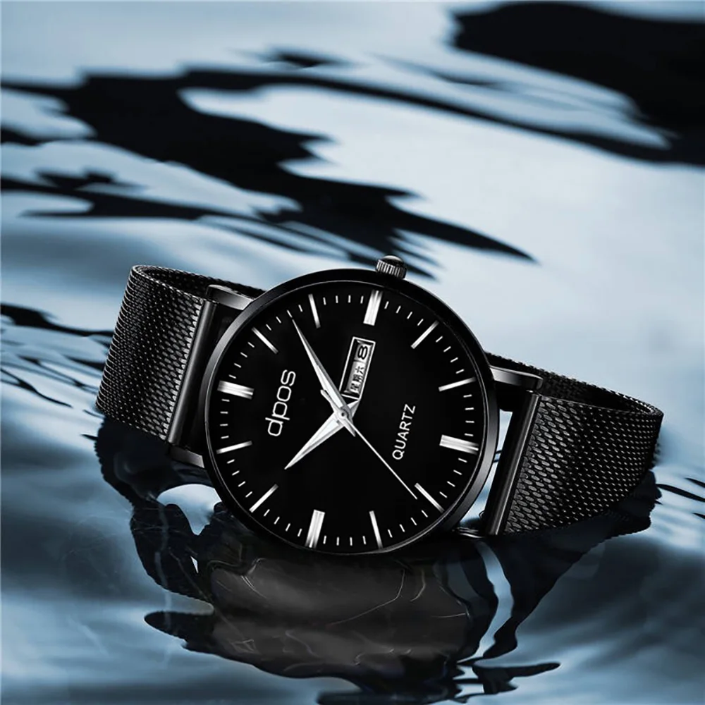 Новые брендовые Модные мужские спортивные часы Роскошные Кварцевые бизнес