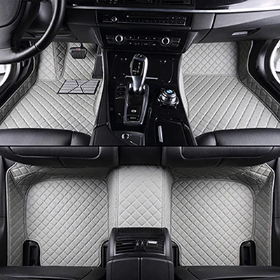 Пользовательские автомобильные коврики для kia rio 3 sportage ceed soul optima sorento niro stinger sorento все модели автомобильных ковриков - Название цвета: gray
