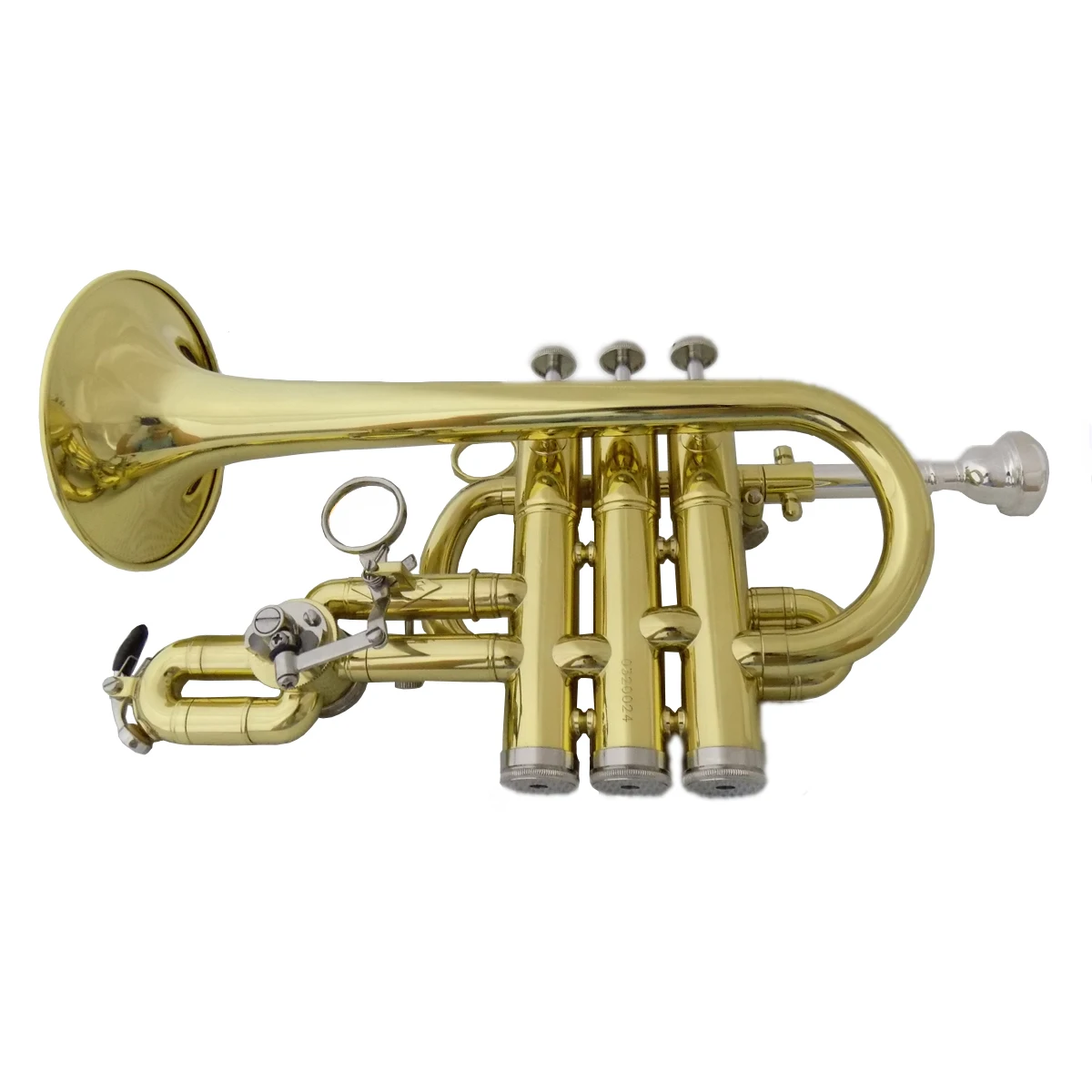 

Bb/A Piccolo Trumpet Lacquer Brass trumpets with mouthpiece case musical instruments trompete Stainless Steel pistons