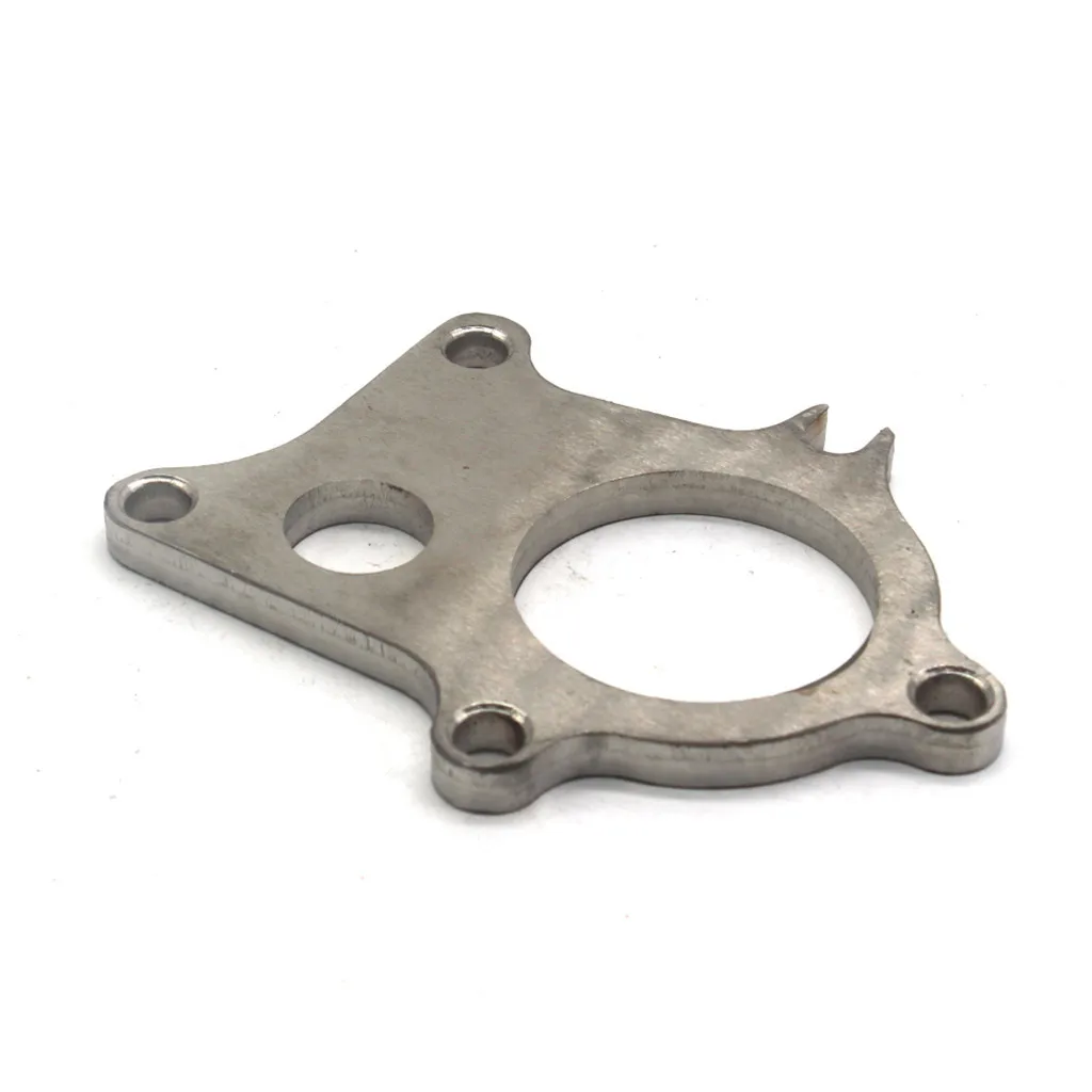 1 Pcs (5Bolts) T3/T4 Turbo Downpipe Flange Stainless Steel W/1&quot Wastegate Hole | Автомобили и мотоциклы