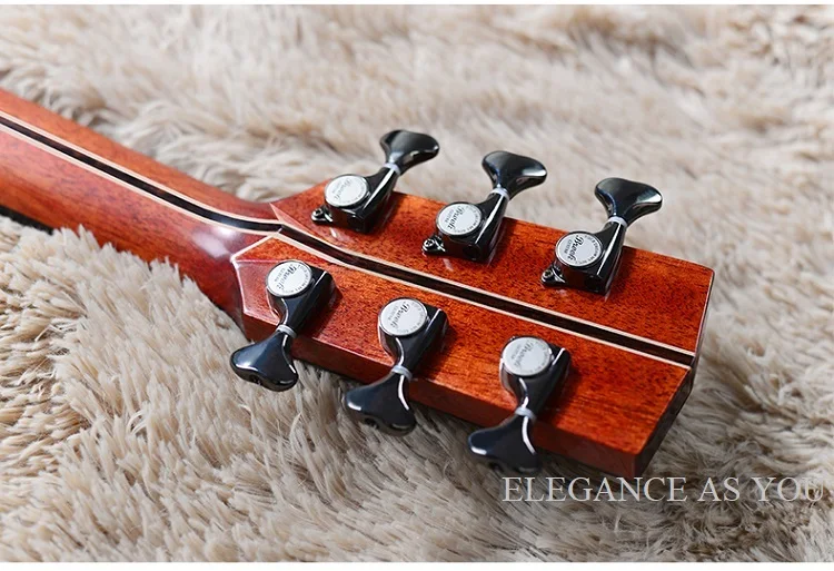Fingerstyle Mahoga Акустическая гитара из цельного дерева 40 дюймов народная гитара деревянная гитара 40 дюймов OM гитара яркий светильник поверхность краски