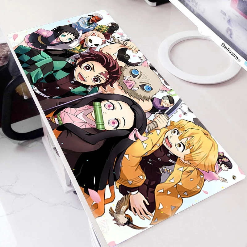 

Table Pads Mouse Pads Gamer PC Cabinet Desk Long Gamers Accessories Mat Mousepad Keyboard Mats Mouse Pads Cool Kimetsu No Yaiba