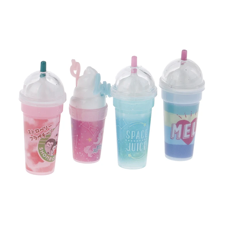 

1:12 Dollhouse Mini Drink Bottles Ice-cream Coffee Cup Drinks Pretend Play House Kitchen Food For Doll Dollhouse Miniture Toy