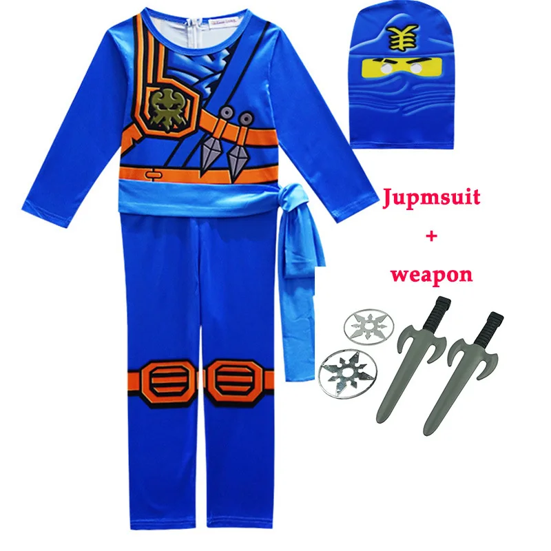 Ninjago Costumes Boys Girls Halloween Party Costume for Kids Christmas Suit Ninja Clothes Superhero Cosplay Clothing Sets | Детская