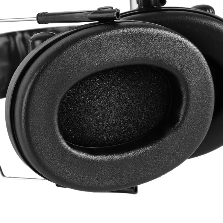 

Anti-Noise Audio Headphone Tactical Shooting Headset Soft Padded Electronic Earmuff for Sport Hunting Outdoor Sports