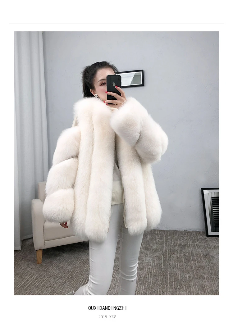 ZDFURS* натуральный мех, Лисий мех, шуба, дизайнерское, для девушек, зимнее, действительно Лисий мех, шуба, съемный, натуральный мех, шуба, Женская