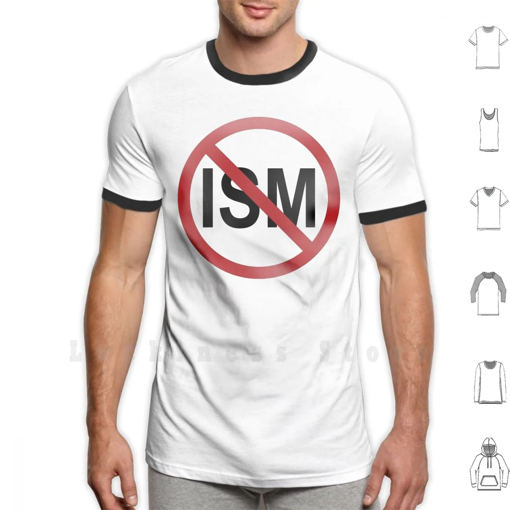 Анти-Ism Pro с истекшим сроком эксплуатации футболка DIY 100% хлопок 6xl Ism зоны расизма