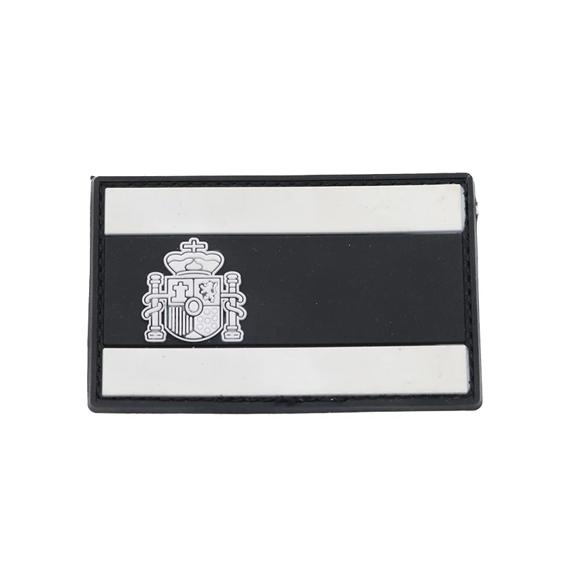 3D новинка ПВХ нашивка с испанским флагом белка Викинг Волк пожарный медаль