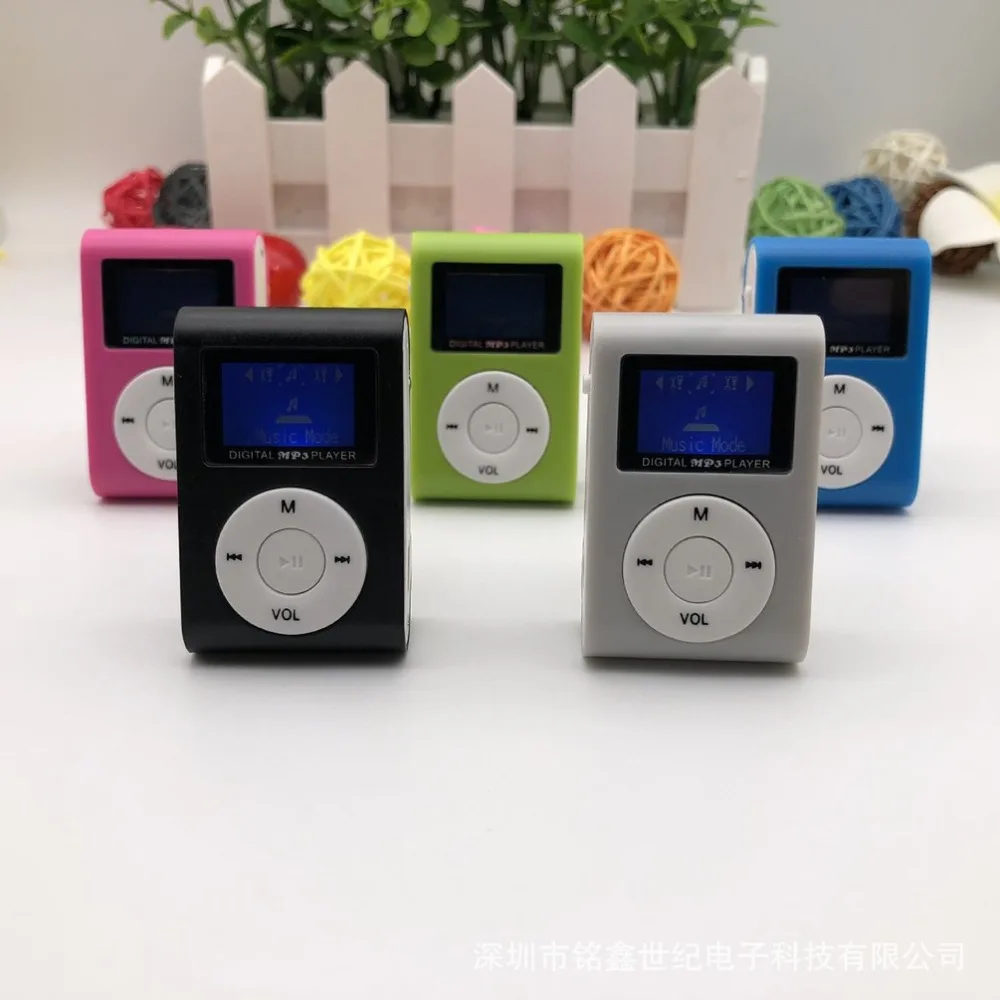 Портативный mp3 плеер маленького размера 2020 Мини ЖК экран музыкальный поддержка 32
