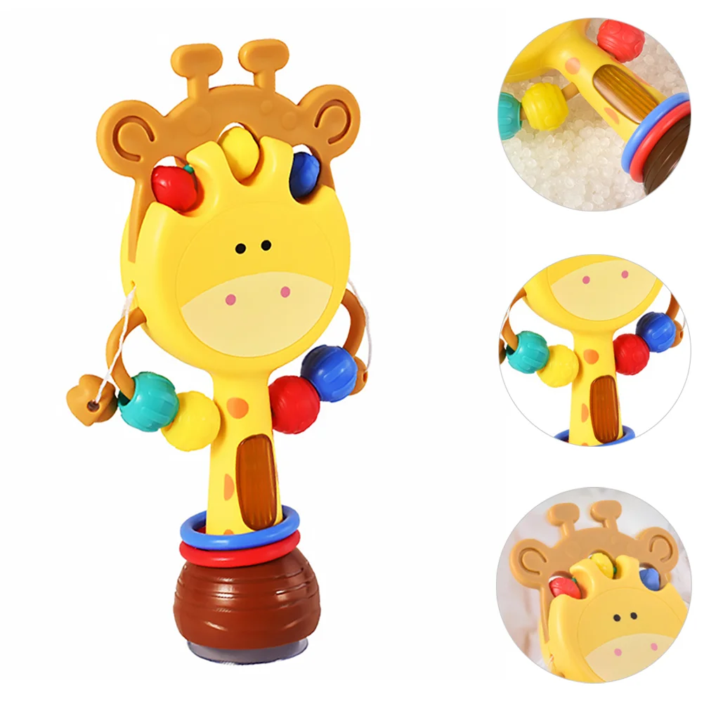 

Baby Shaking Rattle Drum Singing Drum Musical Lighting with Suction Cup