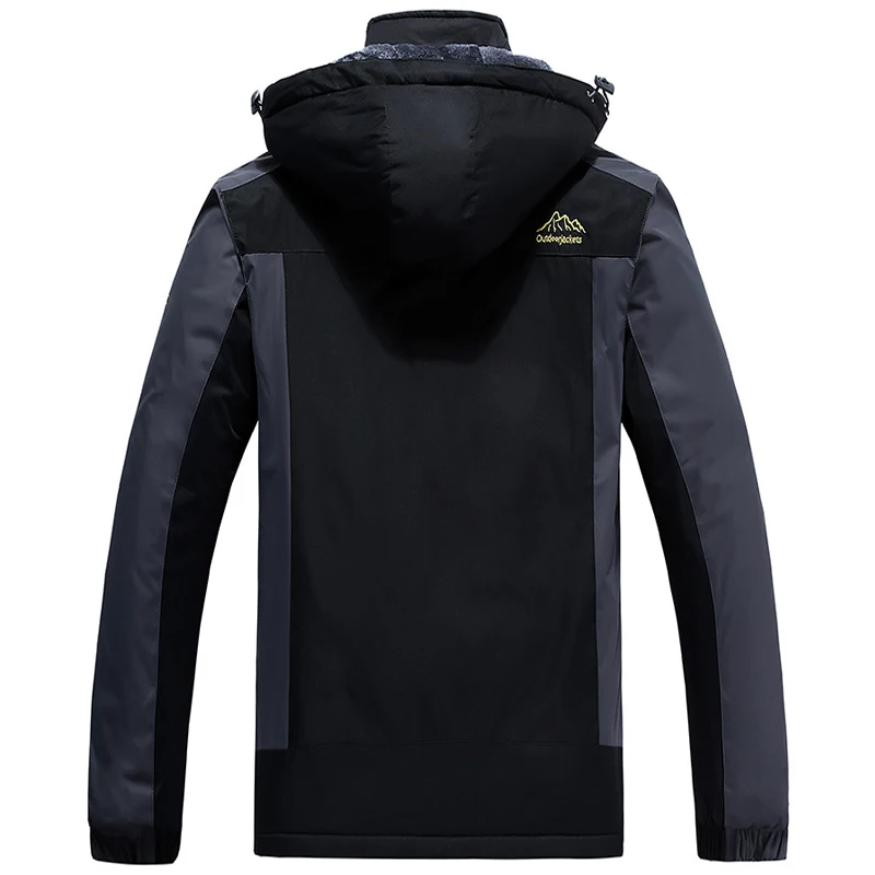 Winter parka Men size XL-7XL 8XL 9XL jacket men Plus velvet thickening Hooded Windbreaker coats mens casual warm jackets coat