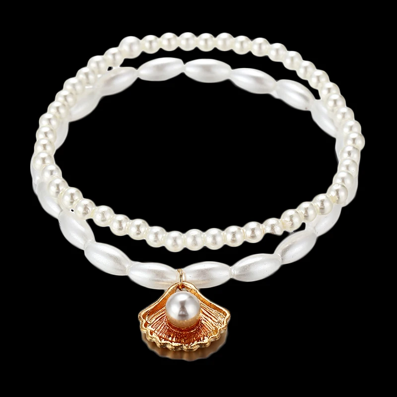 

Bohemian Shell Beads Anklets for Women Beach Anklet Bracelets Summer Foot Chain Jewelry Sandals Gift Bracelet on The Leg Pearl