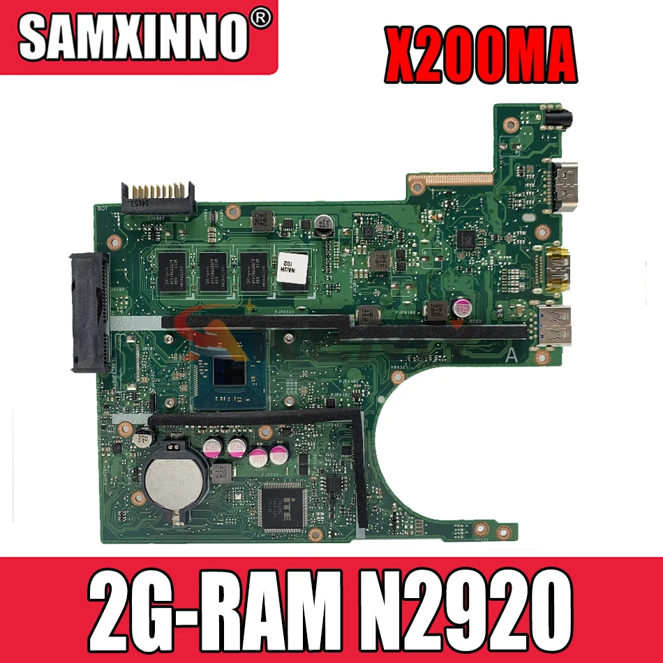 

XinKaidi X200MA Laptop motherboard for ASUS X200MA F200M F200MA Test original motherboard 2G-RAM N2920 4 cores CPU