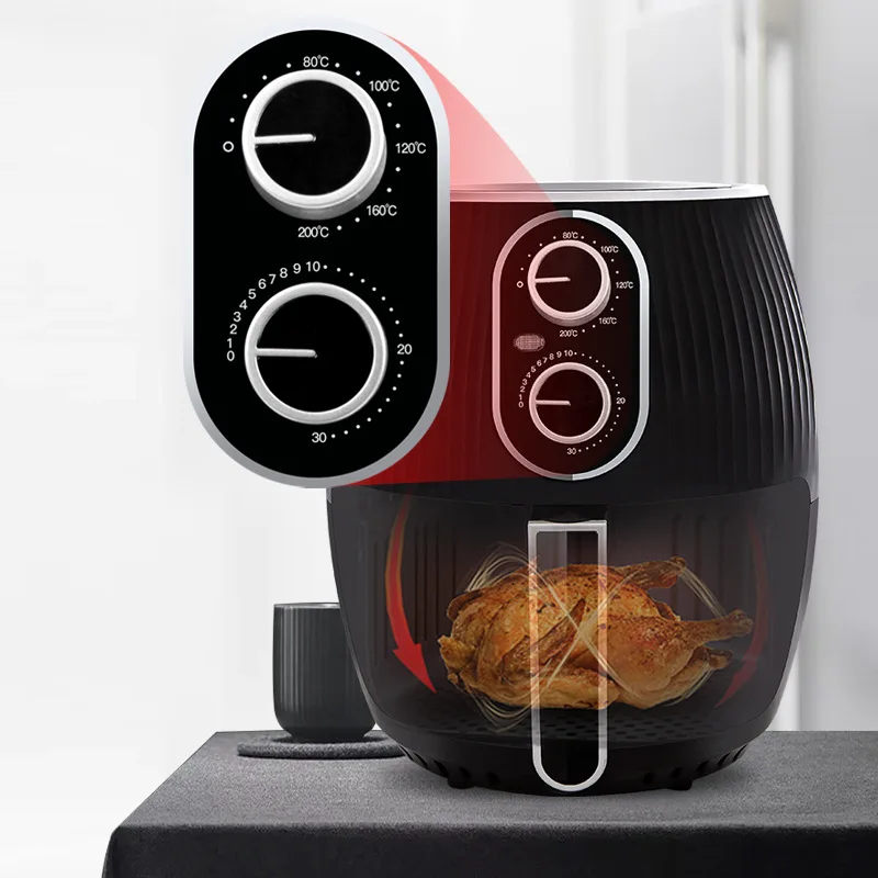 Фритюрница бытовая электрическая большая емкость без масла многофункциональная