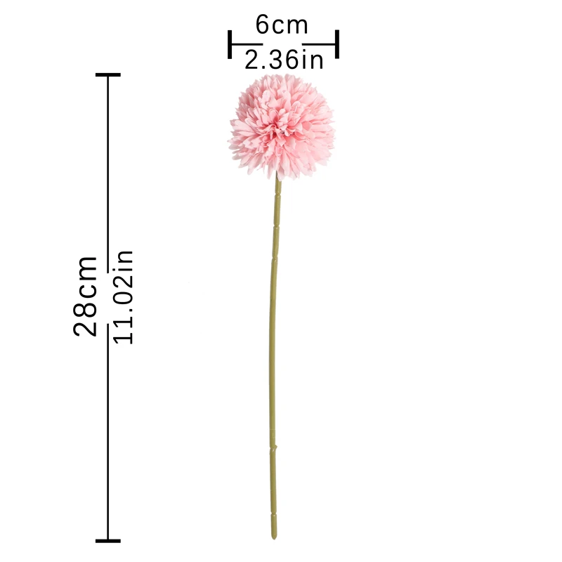 28 см маленький шар Одуванчик искусственный цветок гостиная горшечный композиция