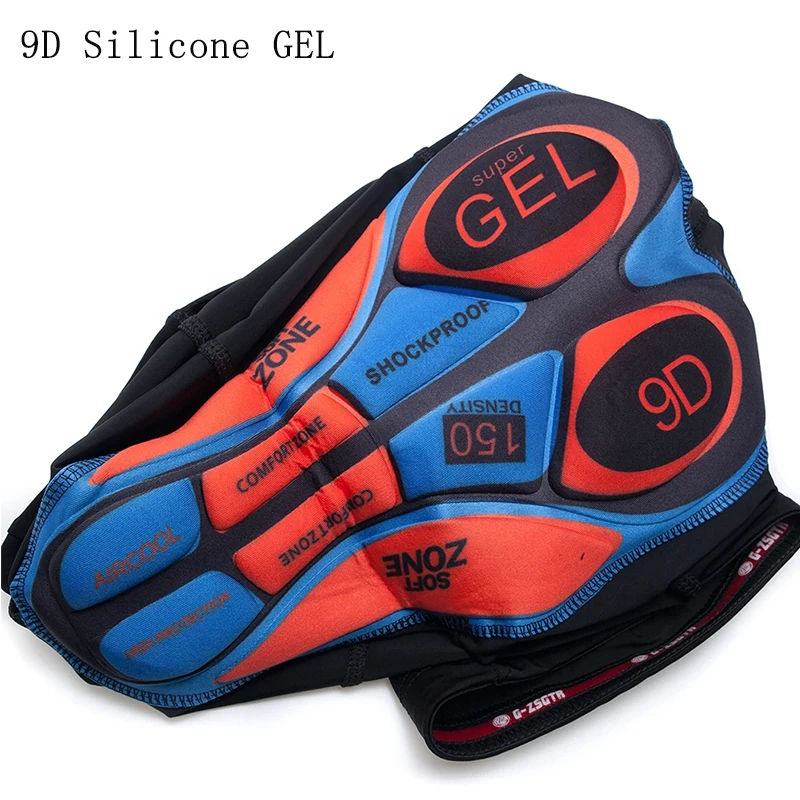 

Men Cycling Bib Shorts Adult S/M/L/XL/XXL/XXXL Bicycle Shorts 9D Gel Pants Pad Outdoor Riding Wear Racing Equipment