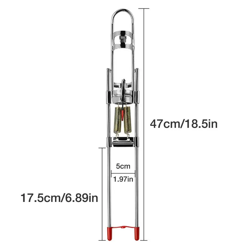 

Automatic Fishing Rod Holder Fishing Rod Support Bracket Double Spring Fishing Rod Bracket For Outdoor Fishing Dropship