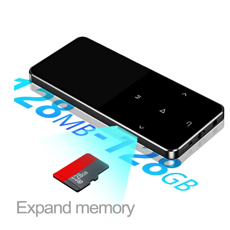 Bluetooth MP3 плеер BTSMONE музыкальный с громким динамиком и встроенным 16 ГБ Hi Fi