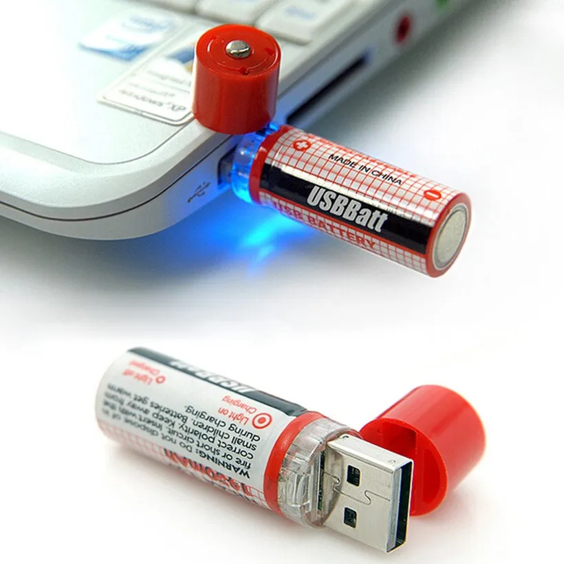Акция новые перезаряжаемые батарейки AA 1 2 в 1450 мАч шт./лот USB Nimh длительный срок