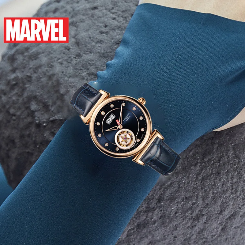 

Disney Marvel Mechanical Watch Captain America Stalking TrendWomen Watch women watches Automatic Self-Wind Water Resistant