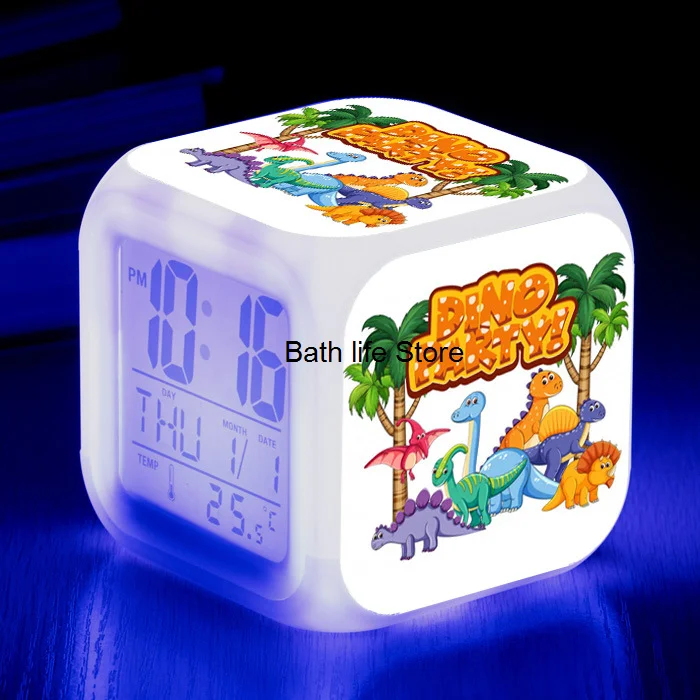 Night Light Clock For Kids Children Gift Color Change Clocks