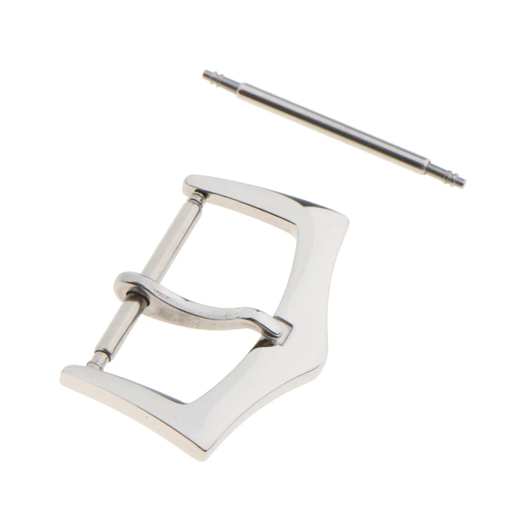 Нержавеющая сталь Полировка изогнутая Пряжка ремешок бар застежка для часов