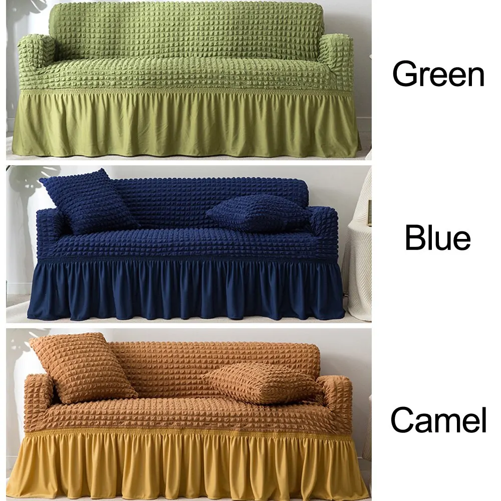 Новый жаккардовый чехол для дивана с юбкой Европейский секционный диван