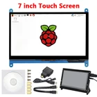 7-дюймовый сенсорный экран Raspberry Pi 4 1024*600 IPS LCD 800*480 Raspberry Pi 4B дисплей TFT монитор для фотографий