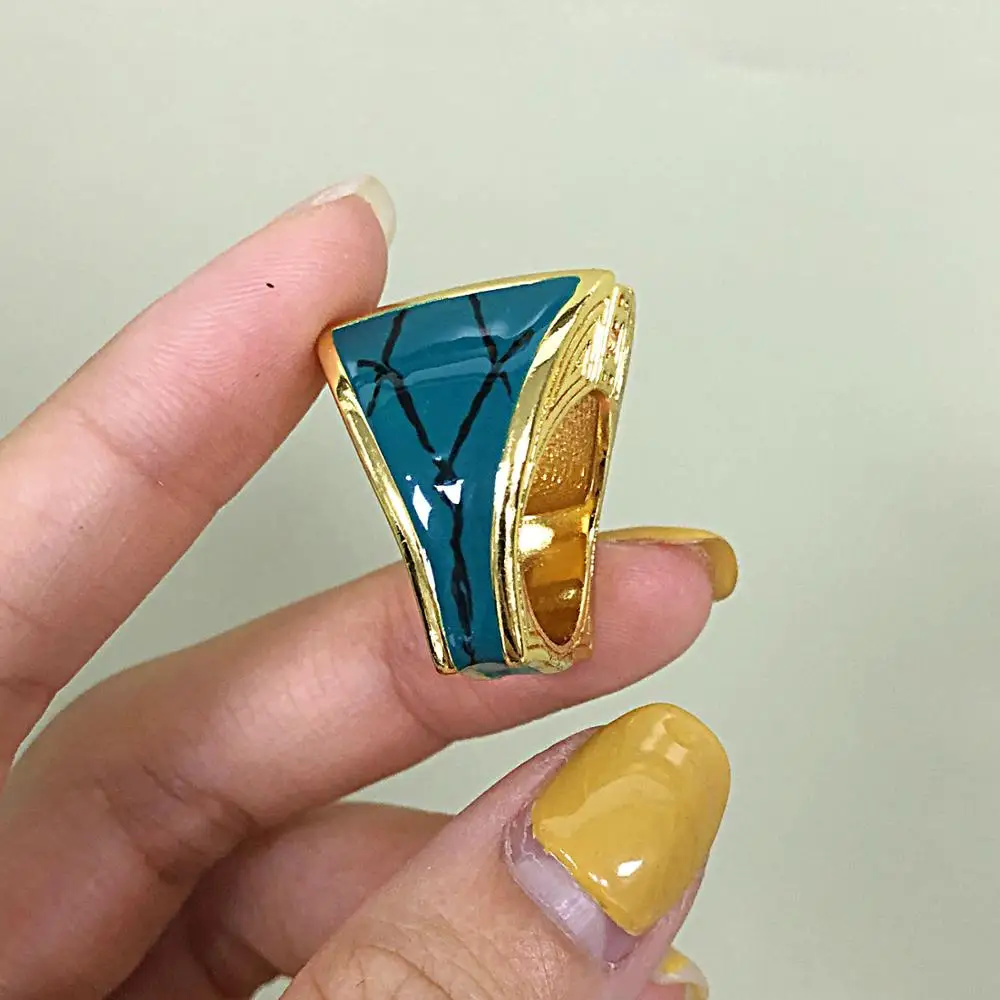 

NEW Arrival Bohemian Vintage Women's Ring Gold color Jewelry Inlaid Fashion Carved Rings for Party ladies gift