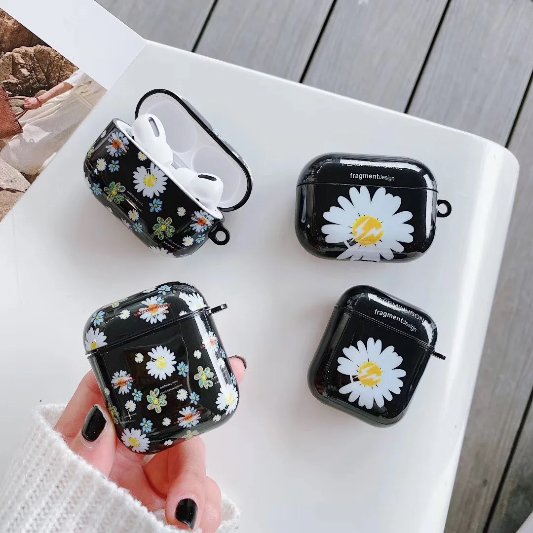 Роскошный бренд G dragon peaceminusone x фрагмент чехол с маргаритками для Airpods 1 2 3 pro