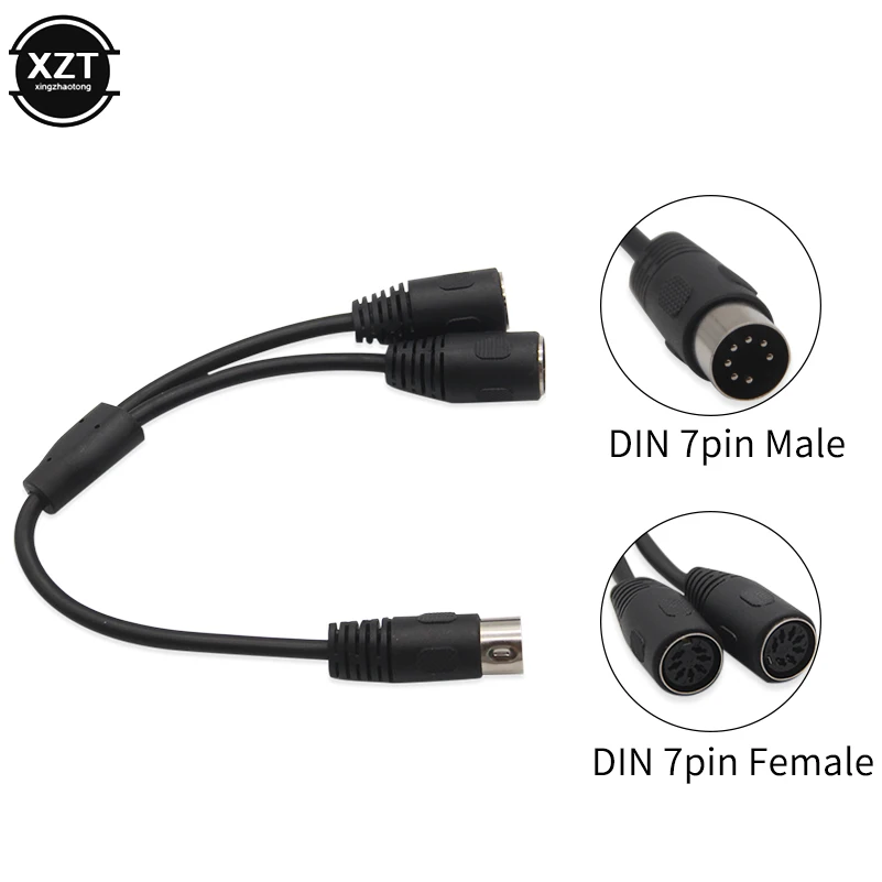 7 контактный разветвитель разъем папа мама адаптер с Y образным выходом для