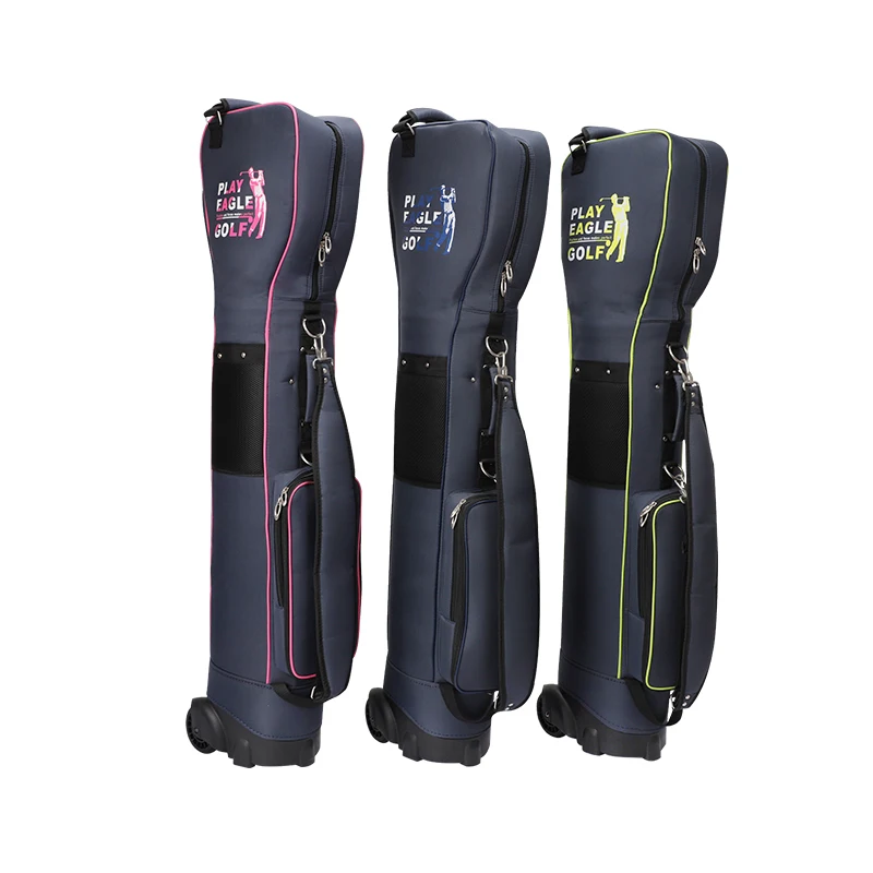 Воздушная сумка PLAYEAGLE для гольфа с колесами прочная нейлоновая складная