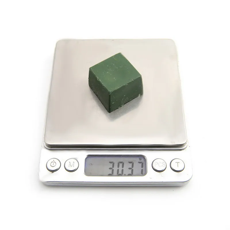 Полировальная паста зеленая тонкая абразивная для металлических лезвий