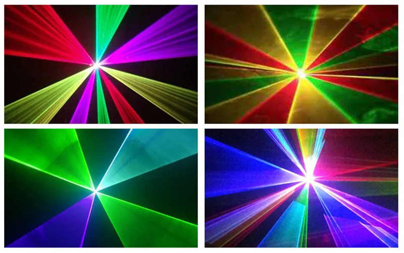 2,5 Вт 2D/3D переключатель RGB DMX Полноцветный ILDA анимационный лазерный светильник DJ сценический эффект 2500 мвт