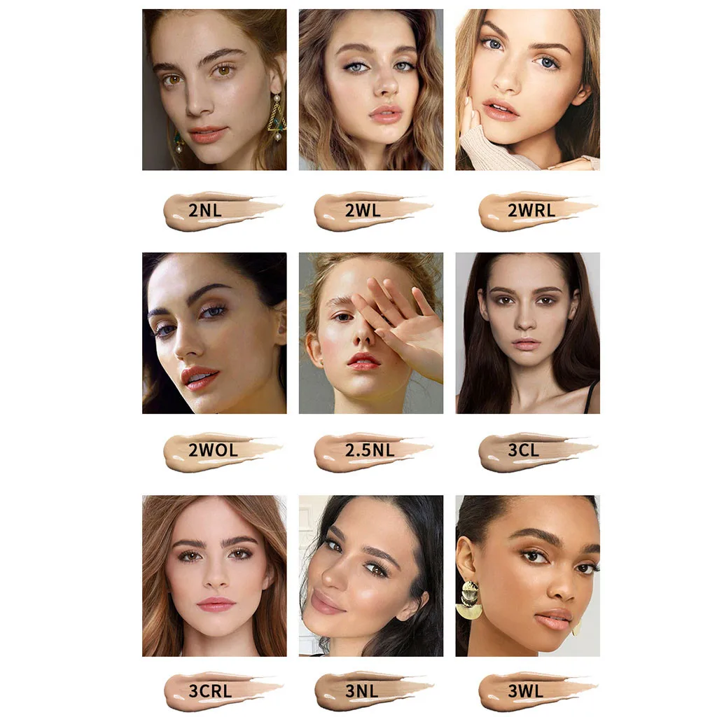 Мягкий матовый крем светильник стойкая Жидкая основа для лица покрытие макияжа