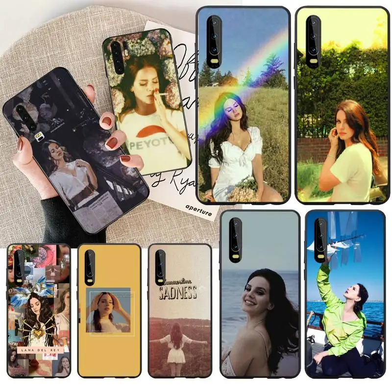 Мягкий чехол PENGHUWAN Лана Дель Рей с пользовательским фото для телефона Huawei Honor 20 10 9