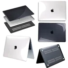 Прозрачный черный чехол для Macbook Air Pro Retina M1 Chip 11 12 13 15 16 дюймов, для 2020 Air 13 A2179 Pro13 A2251 A2338, чехол для ноутбука
