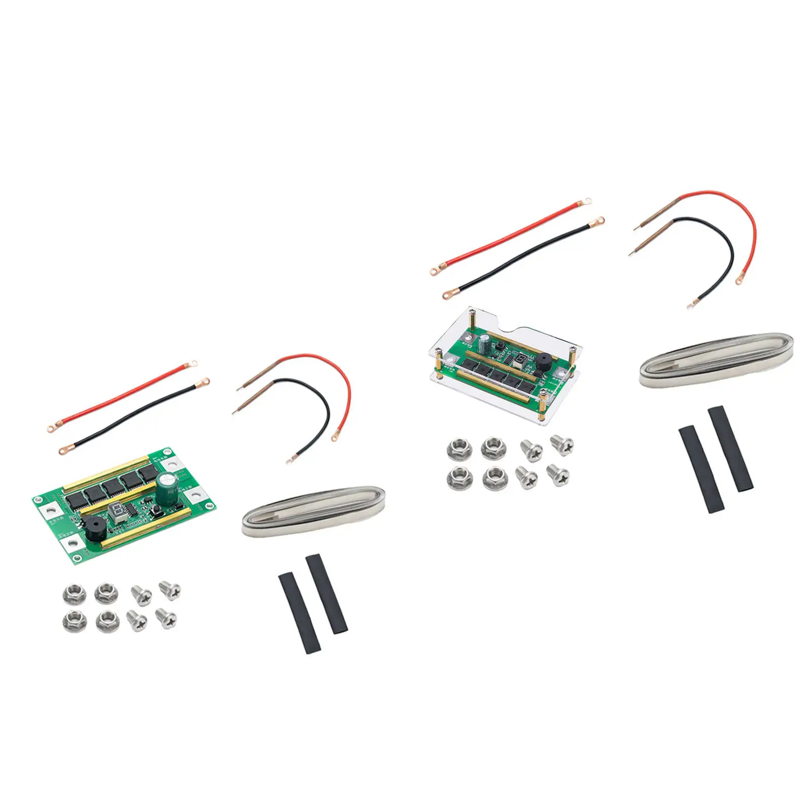 

PCB Circuit Board with Protective Box Unassembled 12V Portable Set Spot Welding Machine for 18650 Lithium Battery DIY