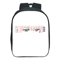 darling in the franxx backpack anime zero two printing design fashion rucksack boy girls bag teen bookbag children bag mochila