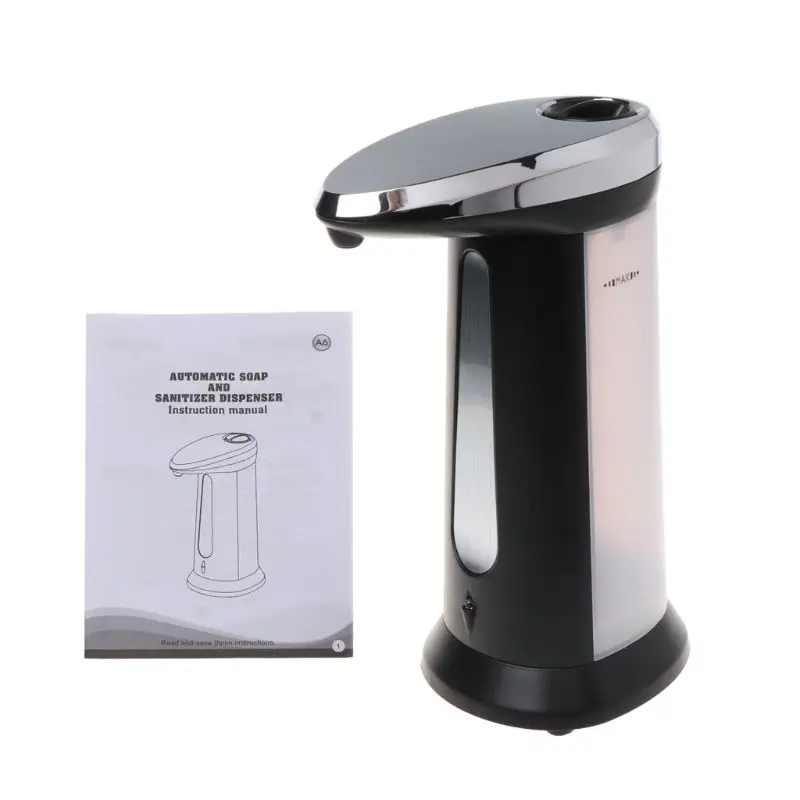 

OOTDTY Touchless Automatic Smart Soap Liquid Dispenser Infrared Motion Sensor Pump for Bathroom Kitchen Toilet