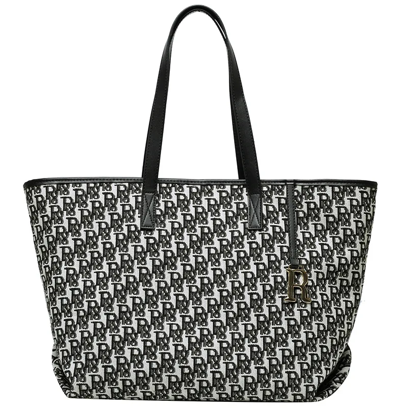

Net red large capacity new fashion canvas shopping bag shoulder bag embroidery portable tote bag